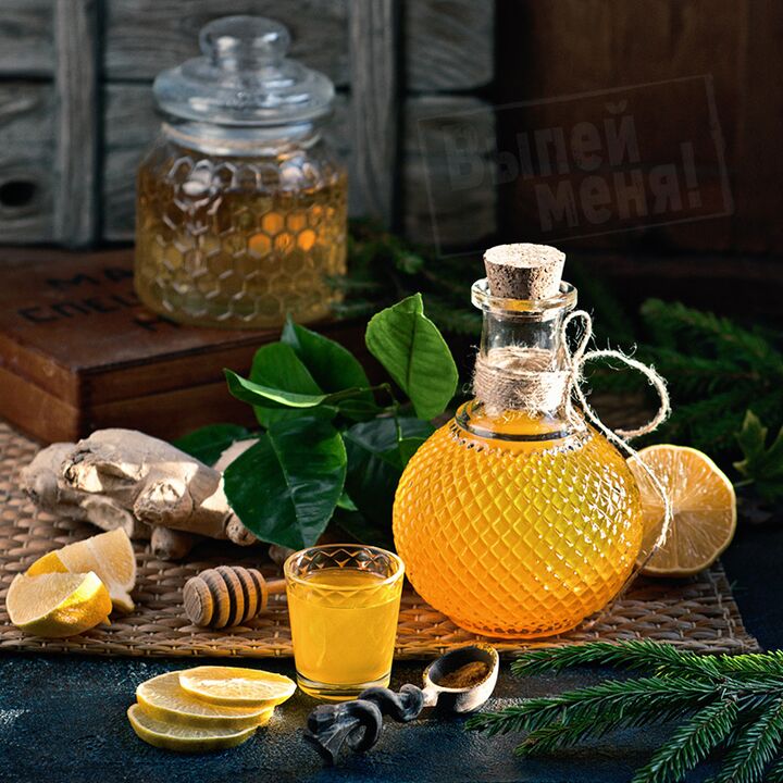 Moon tincture with orange, ginger and honey will enhance a man's potency